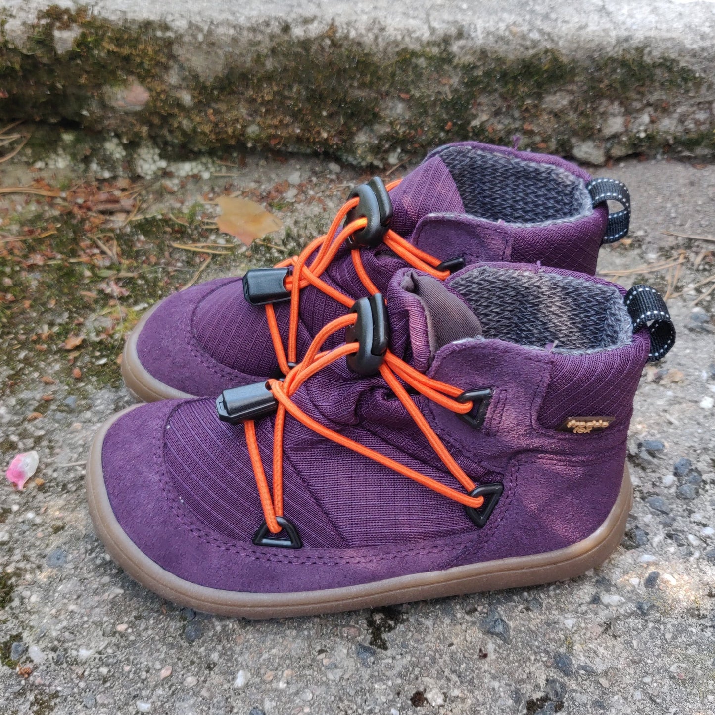 Froddo tex track purple lasten paljasjalkakengät