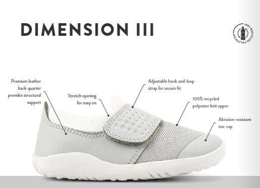 Bobux Dimension lasten suositusten mukaiset kengät